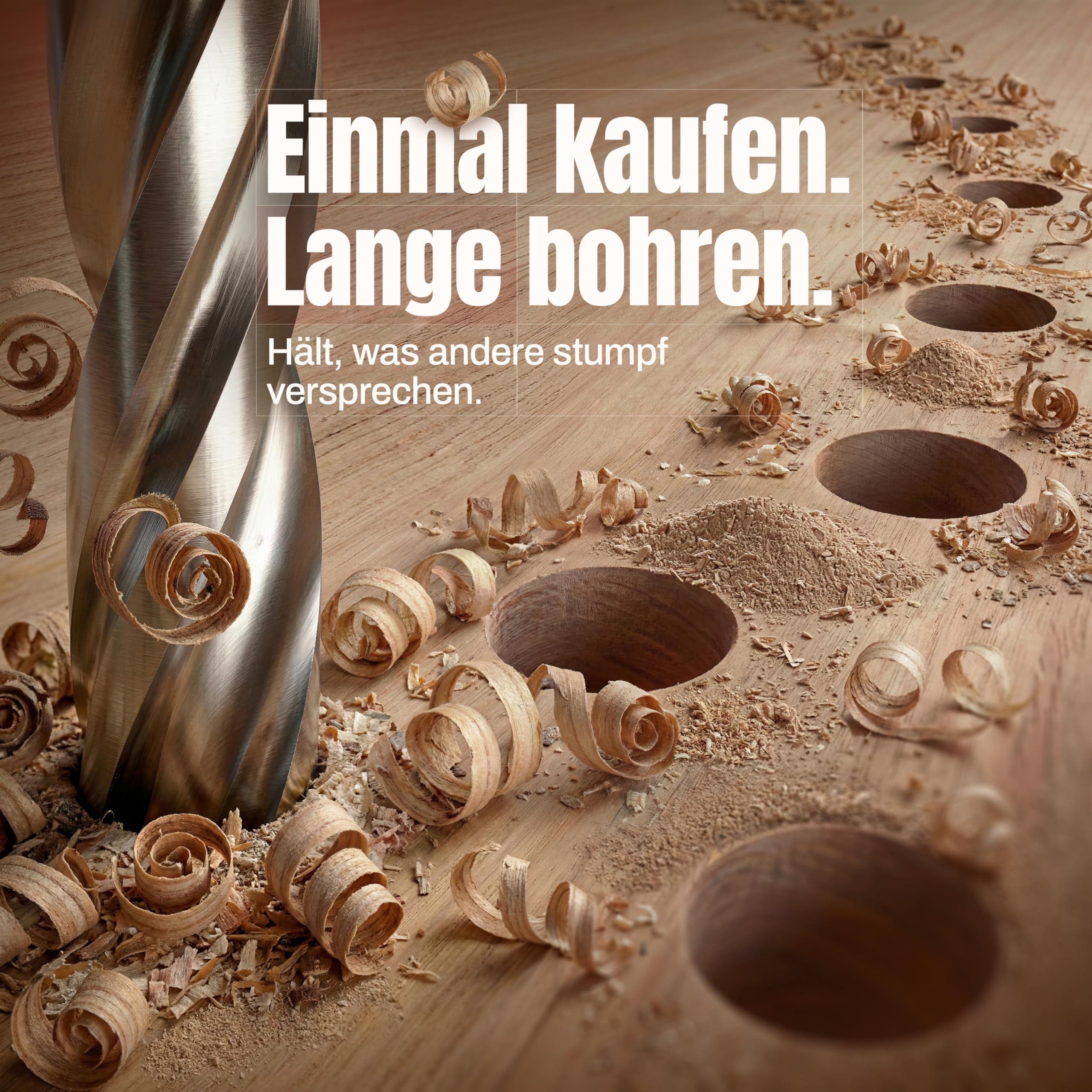 WELIQU 5 Stück HSS-G Holzbohrer Ø 10,0 mm